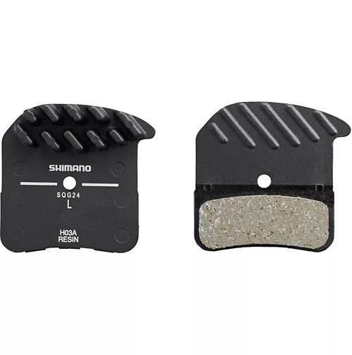 Shimano H03A Resin Disc Brake Pad With Fins 1 Shimano H03A Resin Disc Brake Pad With Fins