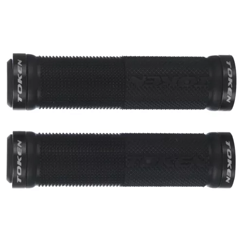 Token Double Lock On Mountain Bike Grips 1 Token Double Lock On Mountain Bike Grips